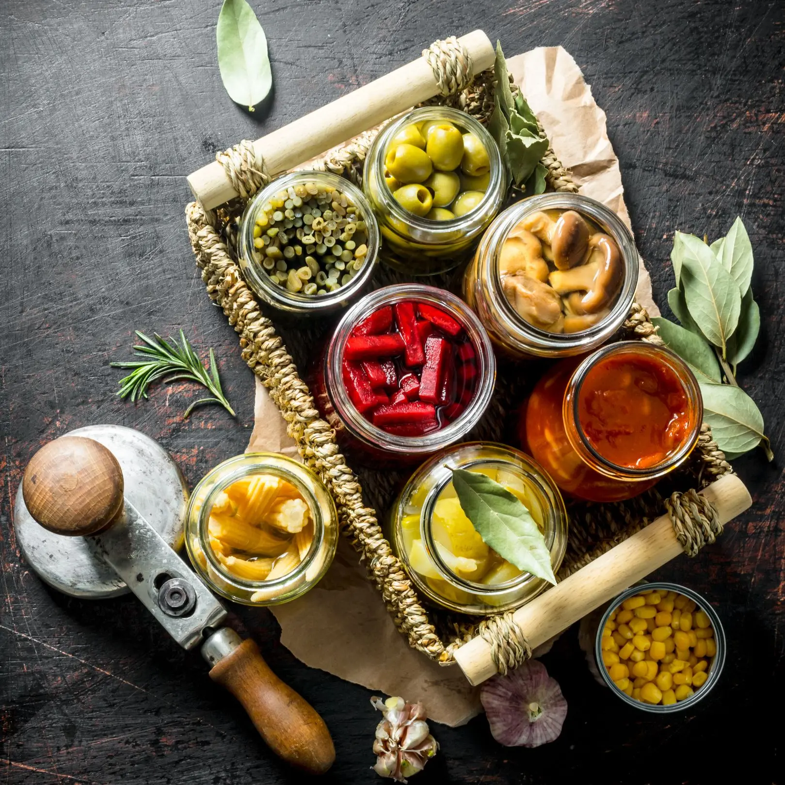 conserve conserve vegetali