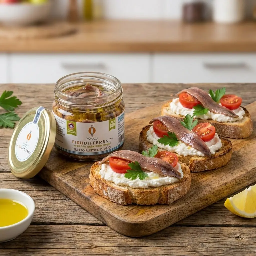 Filetto rustico di alici fishdifferent presentazione.webp