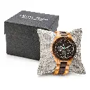 Orologio Crono Sport in Legno di Olivo e Noce 1.webp