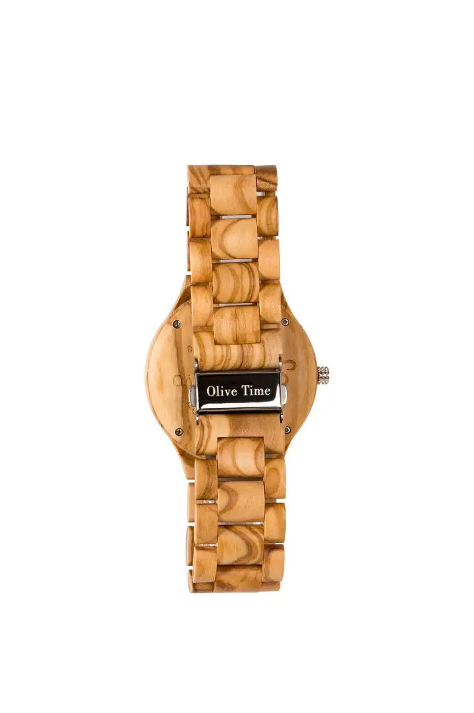 Orologio Uomo in Legno di Olivo1.webp
