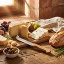 Coltello da Formaggio con Due Punte in Legno di Olivo