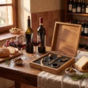 Set del Sommelier in Legno di ulivo