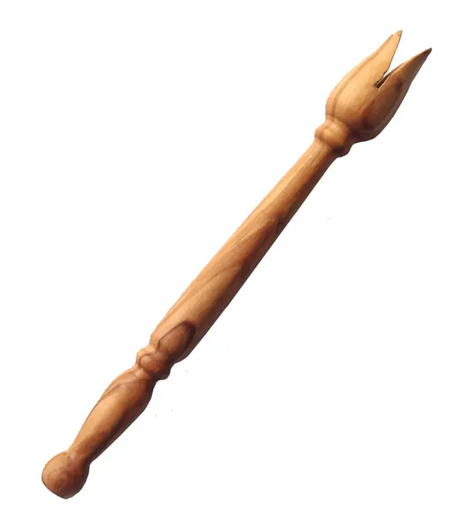 Forchetta Tulipano in Legno di Olivo – Per Aperitivi