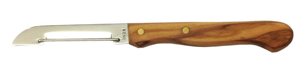 Pelapatate con Manico in Legno di Olivo