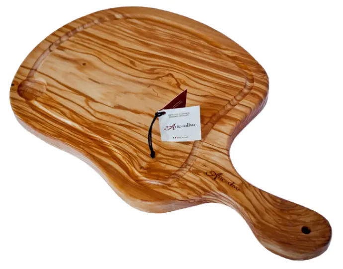 Bistecchiera con Raccoglisugo in Legno di Olivo