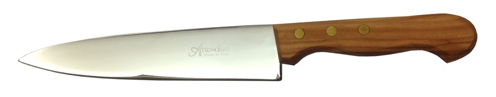 Coltello da Cucina con Manico in Legno di Olivo – Varie Misure