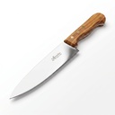 Coltello da Cucina con Manico in Legno di Ulivo – Varie Misure