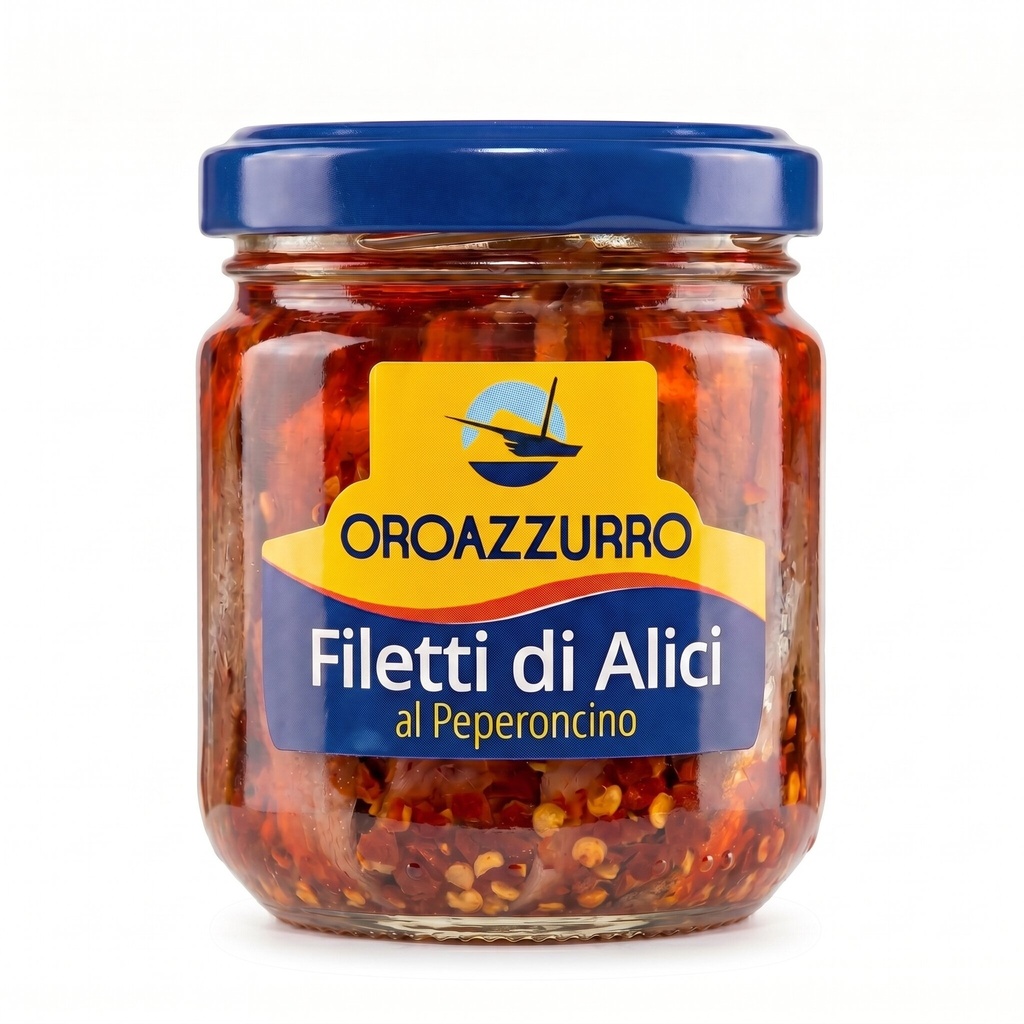 Filetto Reale di Alici al Peperoncino piccante