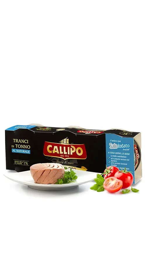 Tranci di tonno al naturale Riserva Oro gr 70x3