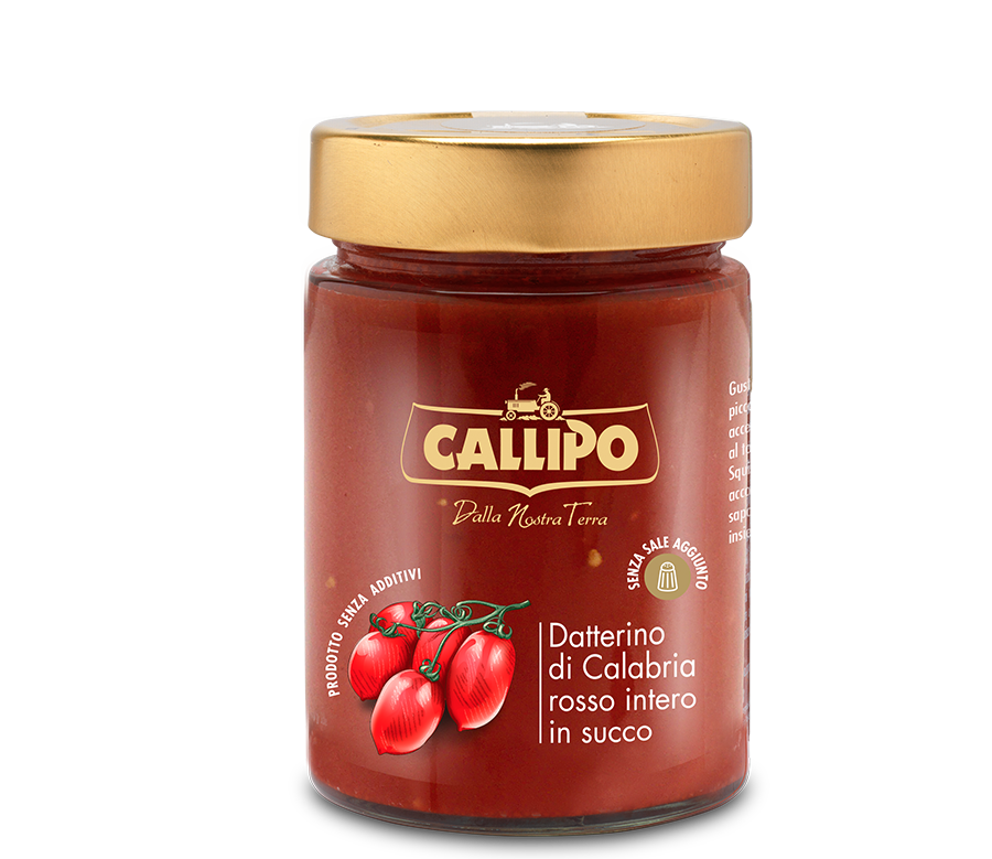 Datterino rosso intero di Calabria in succo