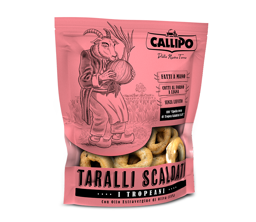 Taralli scaldati I Tropeani con olio extravergine di oliva