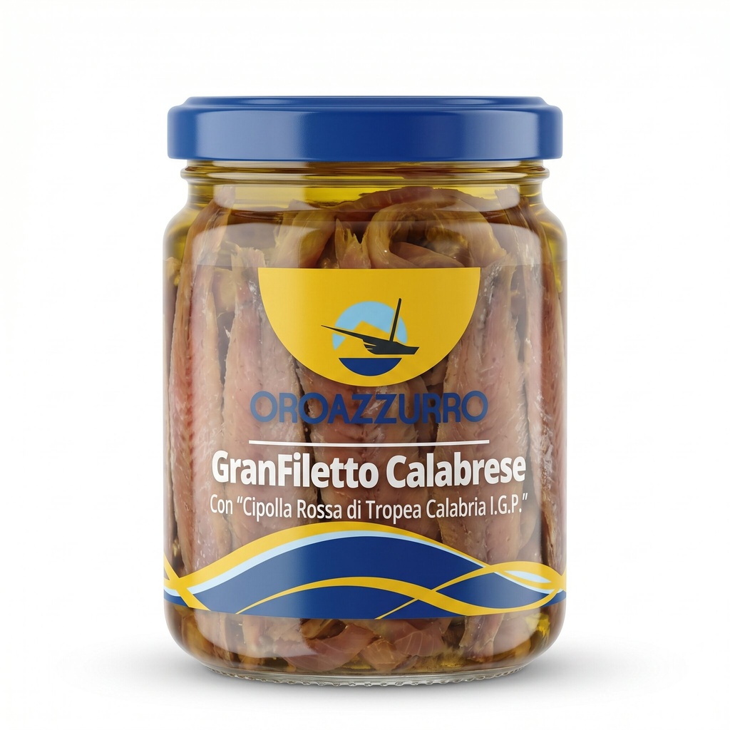 Filetto di Alici alla cipolla di Tropea IGP