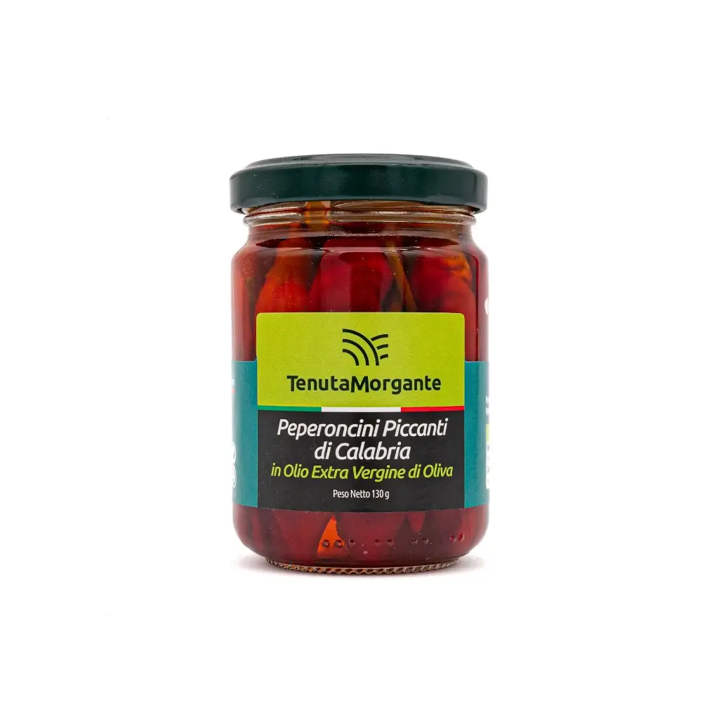 Peperoncini piccanti di Calabria in Olio EVO