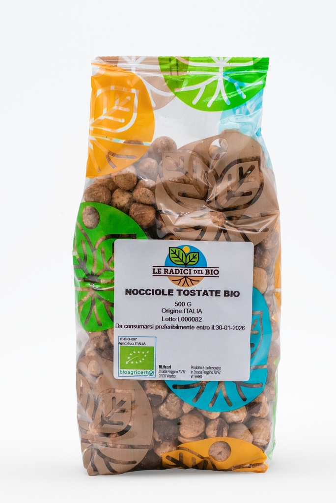 Nocciole sgusciate e tostate BIO