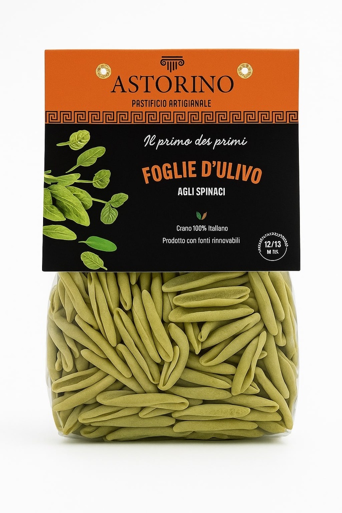 Foglie d'ulivo agli spinaci