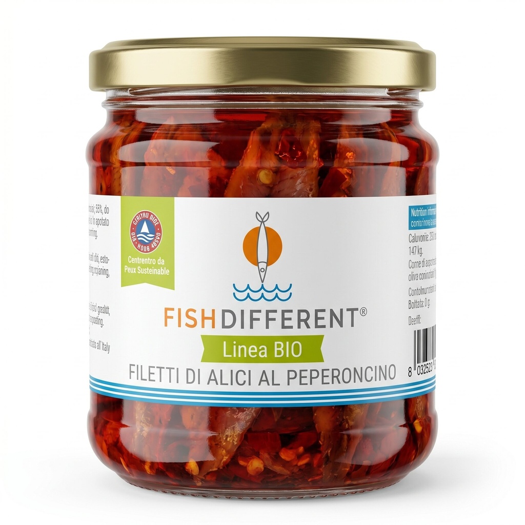 Filetto rustico di Alici al Peperoncino Fishdifferent