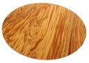 Tagliere Rotondo Girevole in Legno di Olivo
