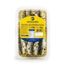 Sardine alla mediterranea in vaschetta