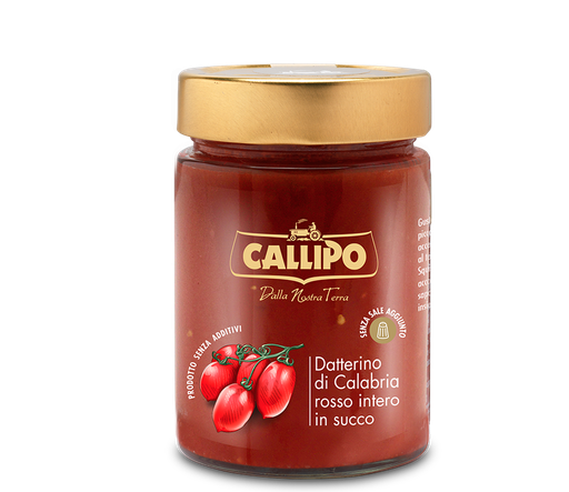 Datterino rosso intero di Calabria in succo