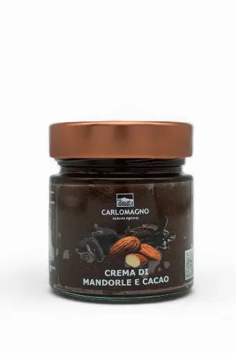 Crema di Mandorle, cacao e Carrube - Senza zuccheri aggiunti