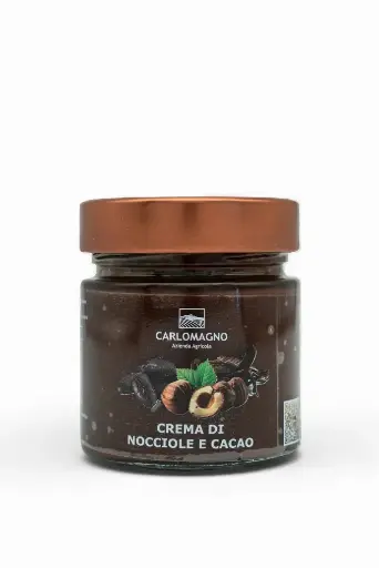 Crema di Nocciole, Cacao e Carrube - Senza zuccheri aggiunti