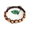 Bracciale in legno di Olivo e Corda